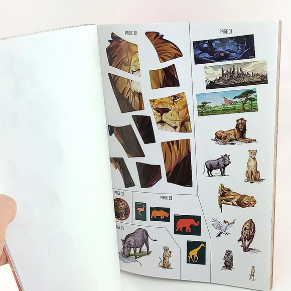 DISNEY The Lion King Simba Broadway Stuffed Toy & 1000 Stickers Activity Book - Picture 10 of 15